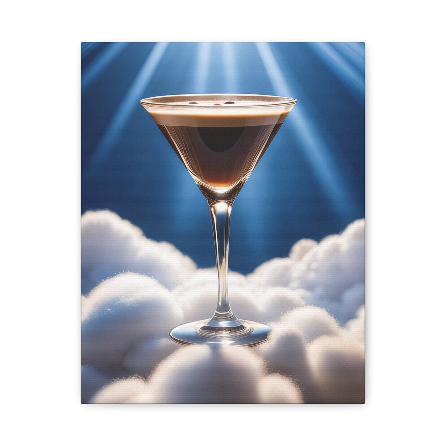 Espresso Martini Heaven Art Print | 1.25" Stretched Wall Decor for Home & Bar