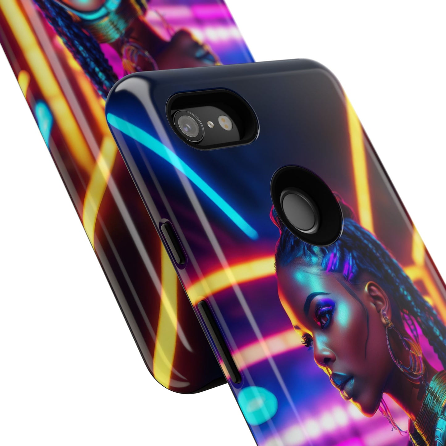 Futuristic Cyberpunk Female Cell Phone Case 006