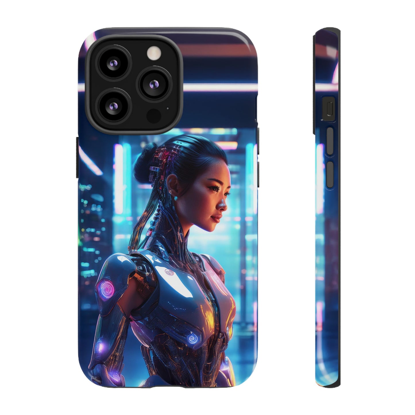 Futuristic Human Android Hybrid Cell Phone Case 013