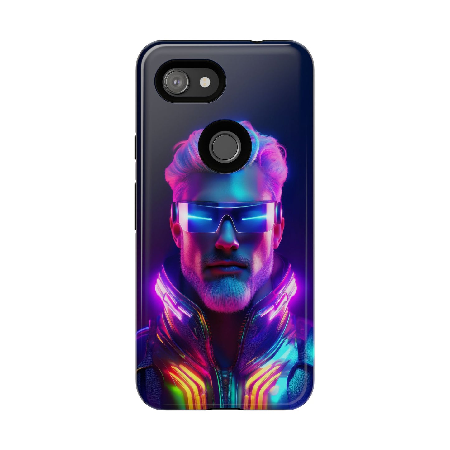 Futuristic Cyberpunk Male Cell Phone Case 026