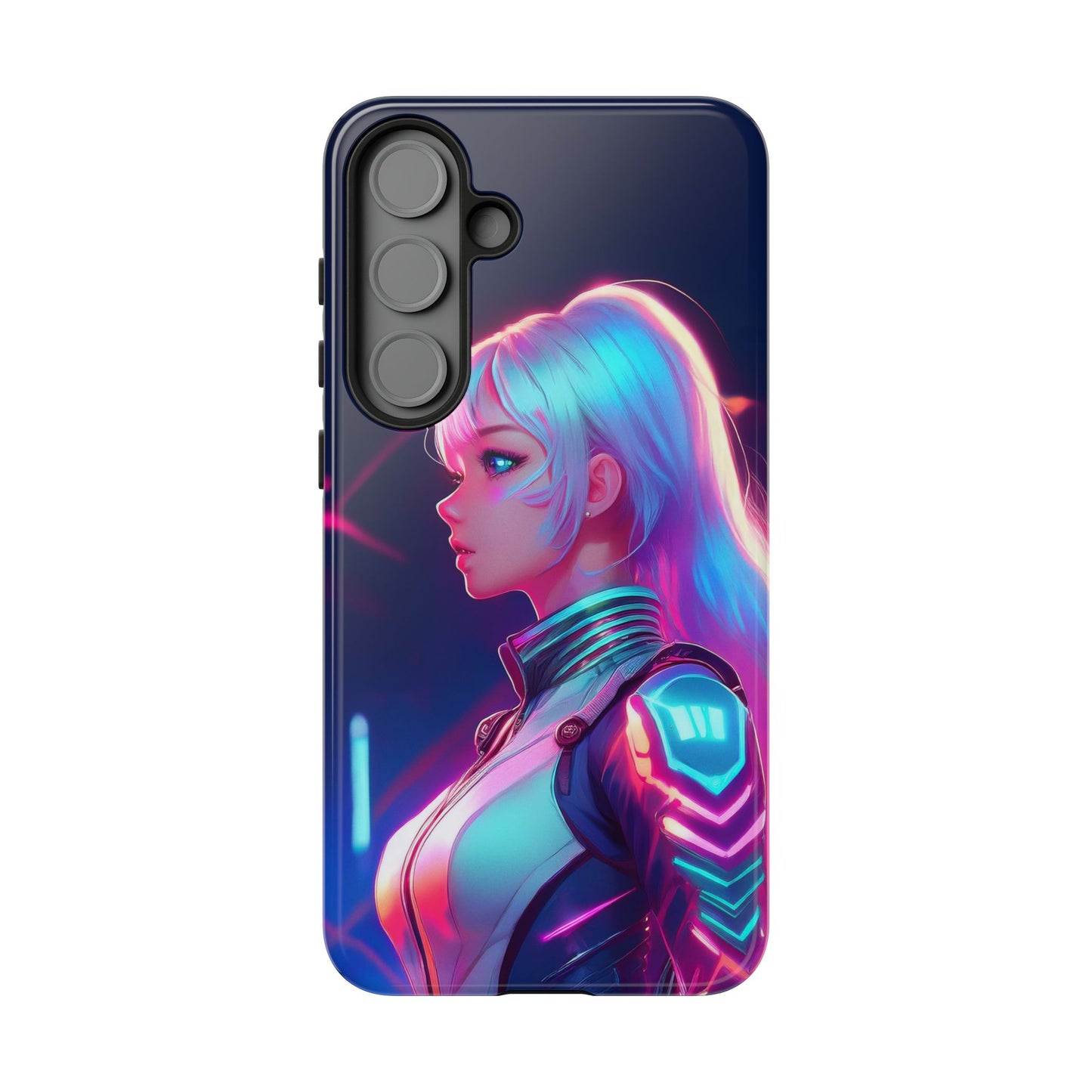 Futuristic Cyberpunk Female Cell Phone Case 009