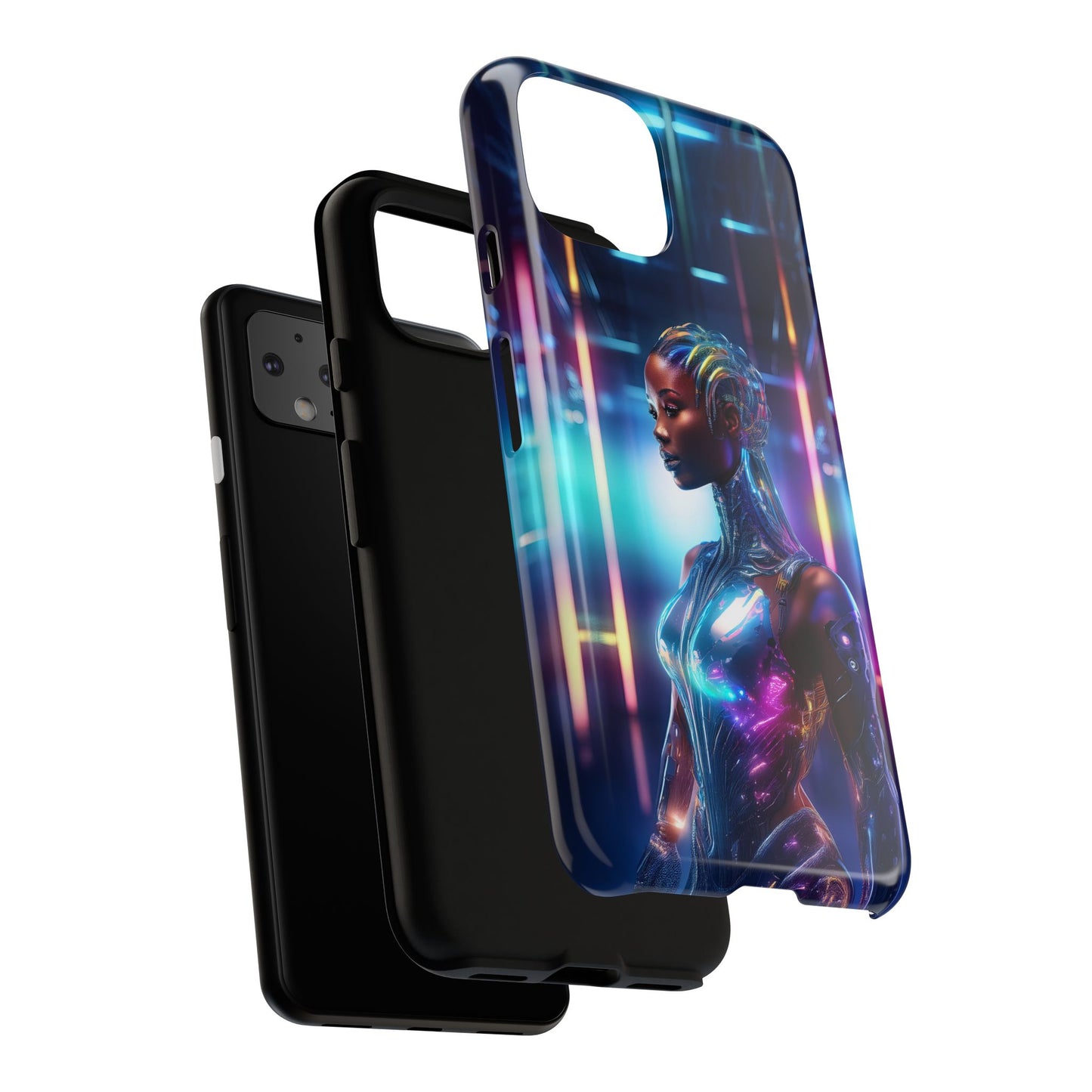 Futuristic Human Android Hybrid Cell Phone Case 014