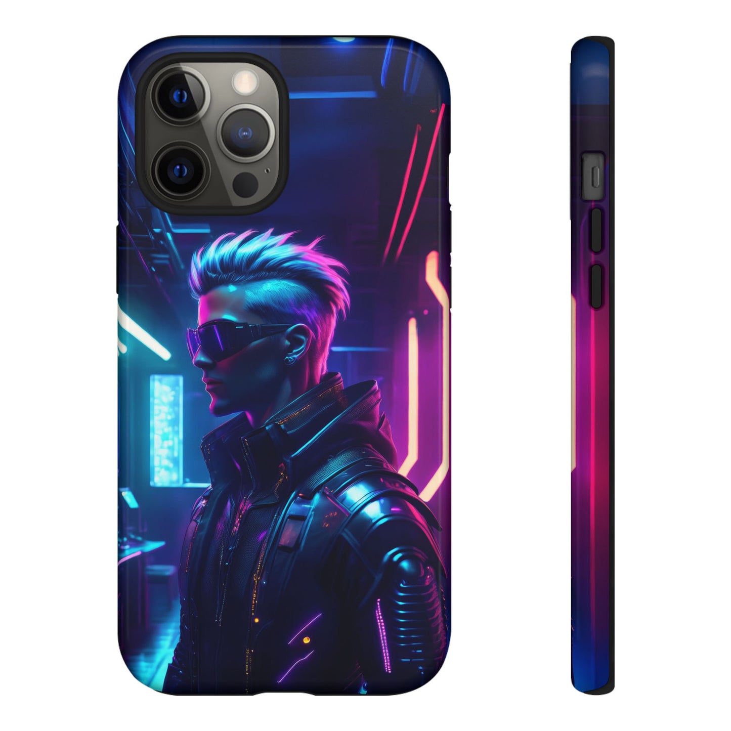 Futuristic Cyberpunk Male Cell Phone Case 002