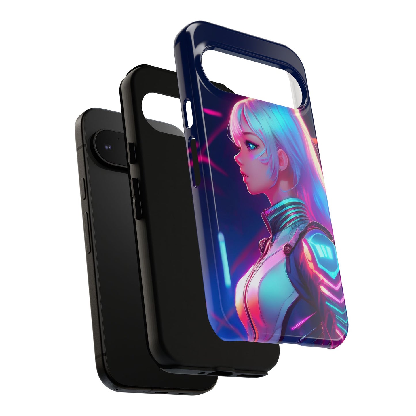 Futuristic Cyberpunk Female Cell Phone Case 009