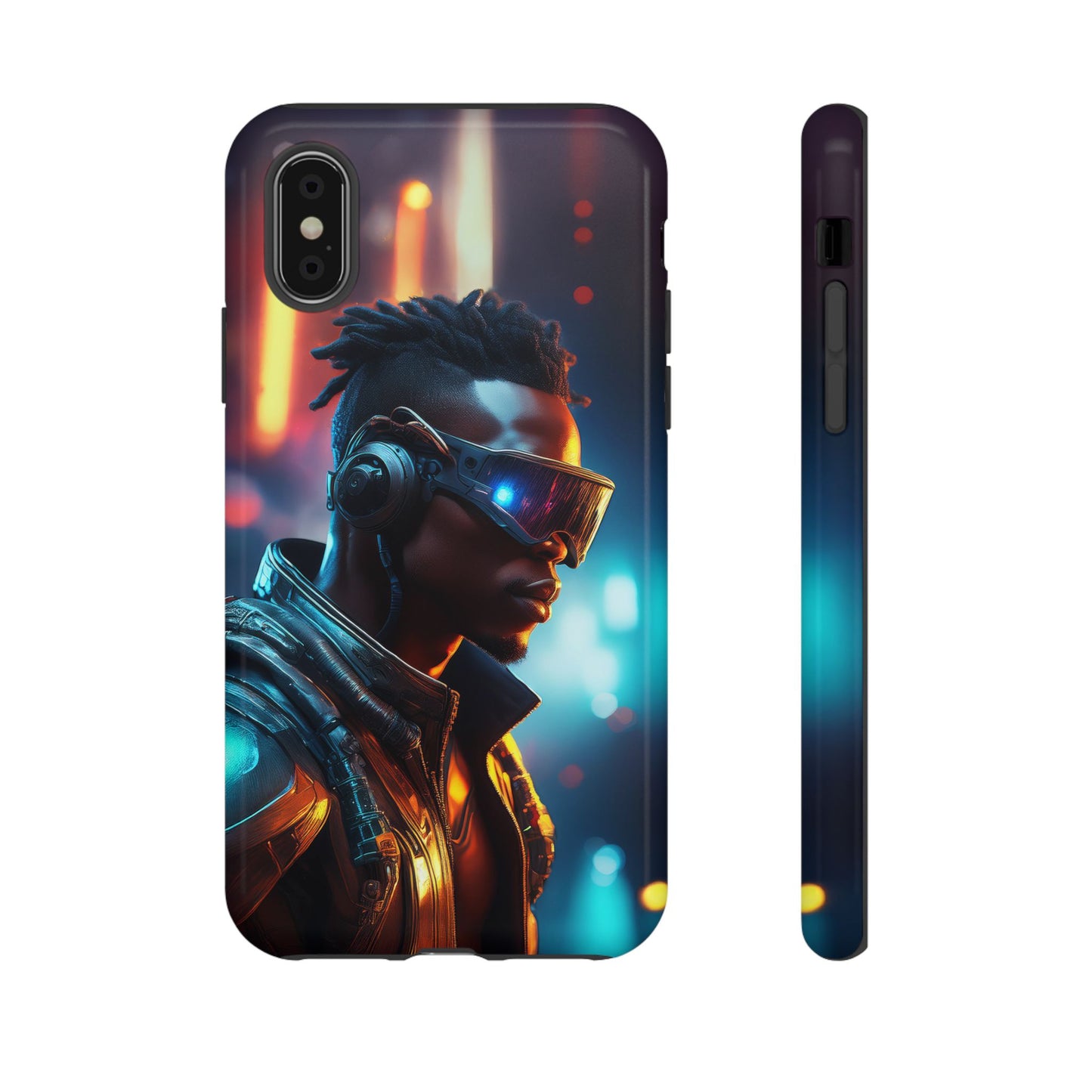 Futuristic Cyberpunk Male Cell Phone Case 016