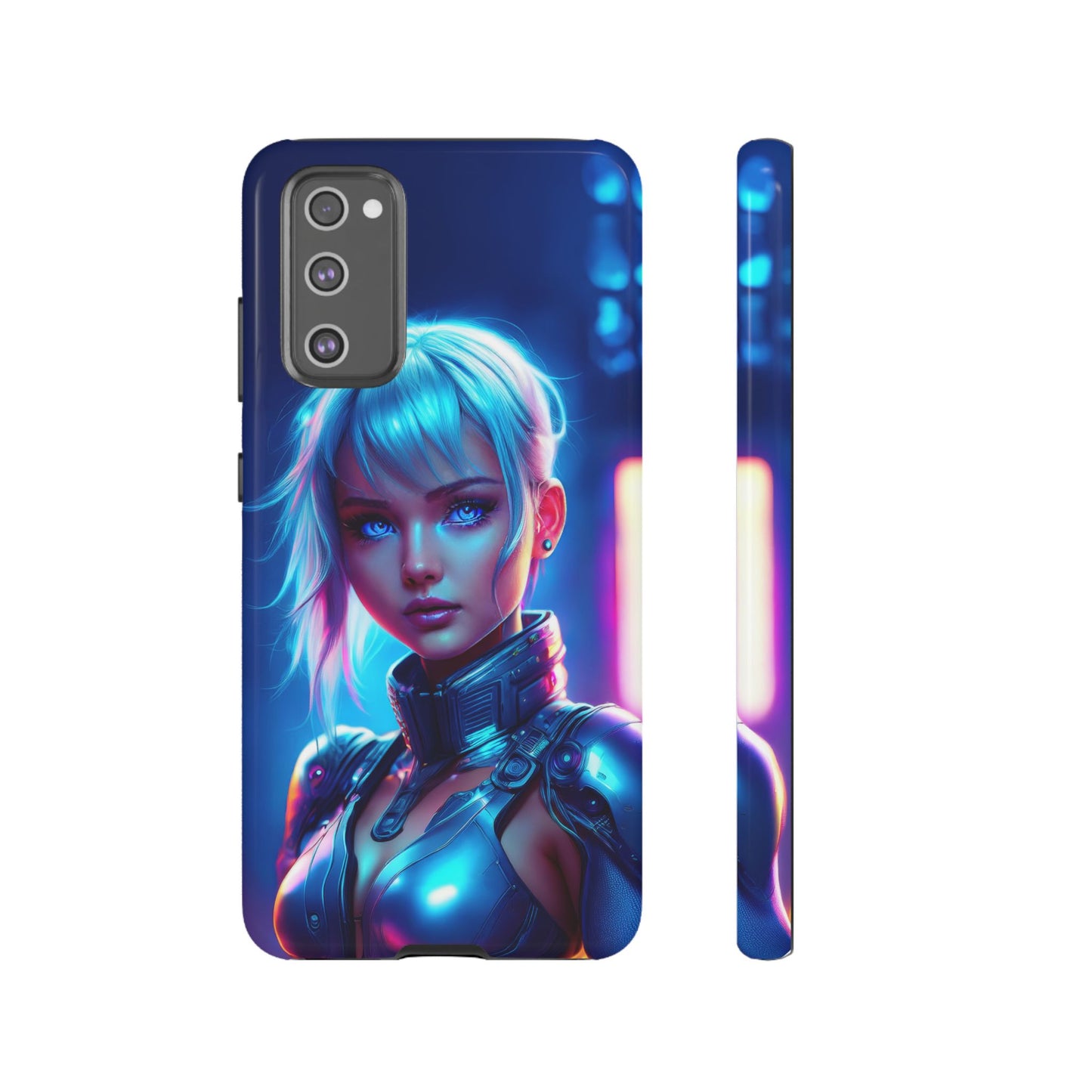 Futuristic Cyberpunk Female Cell Phone Case 013