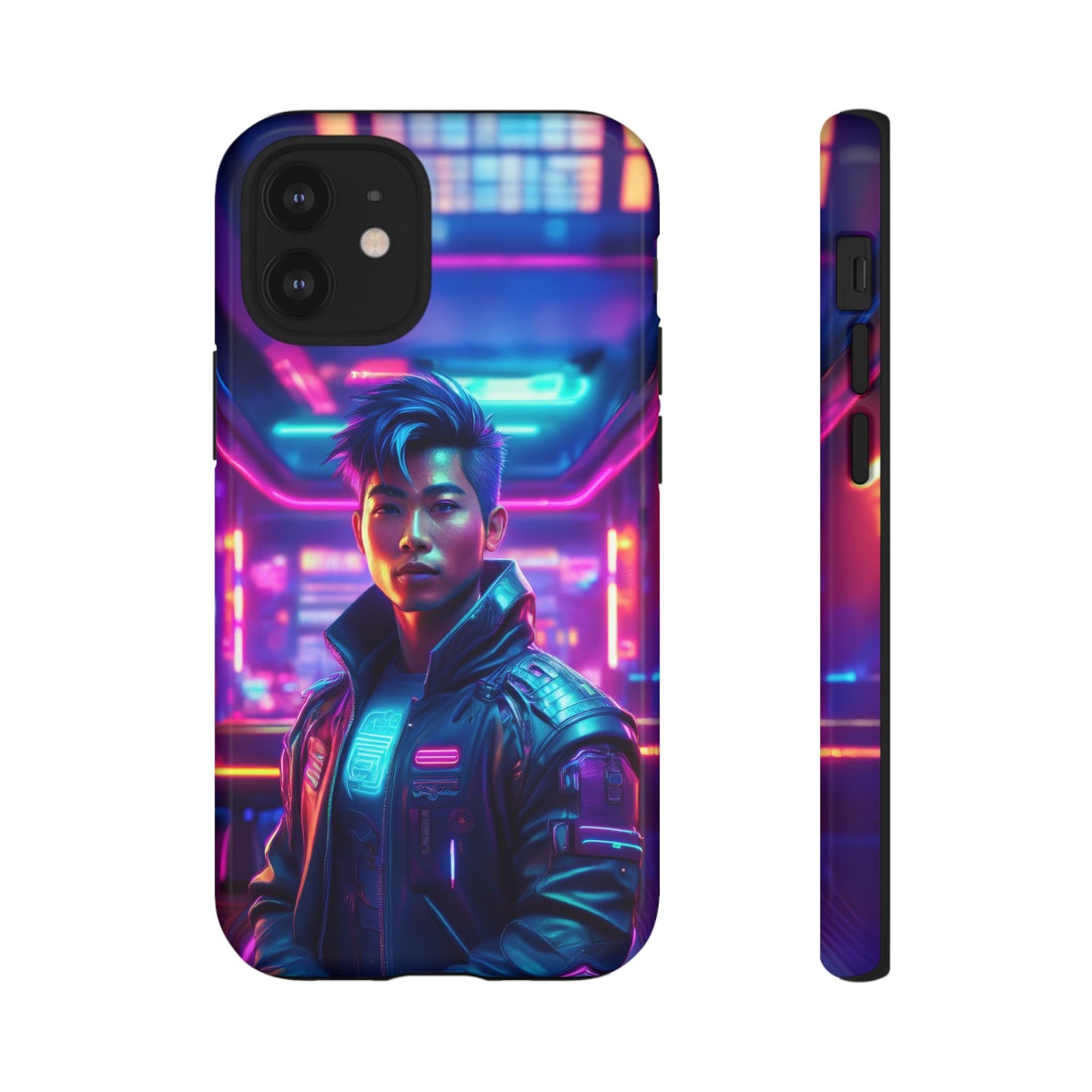 Futuristic Cyberpunk Male Cell Phone Case 012