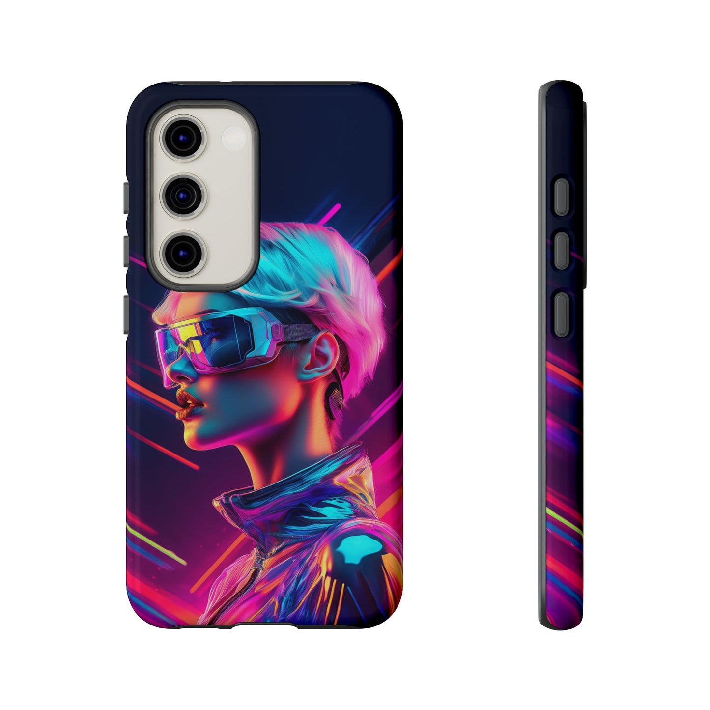 Futuristic Cyberpunk Female Cell Phone Case 031