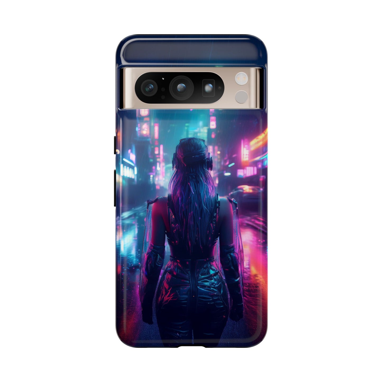 Futuristic Cyberpunk Female Cell Phone Case 032