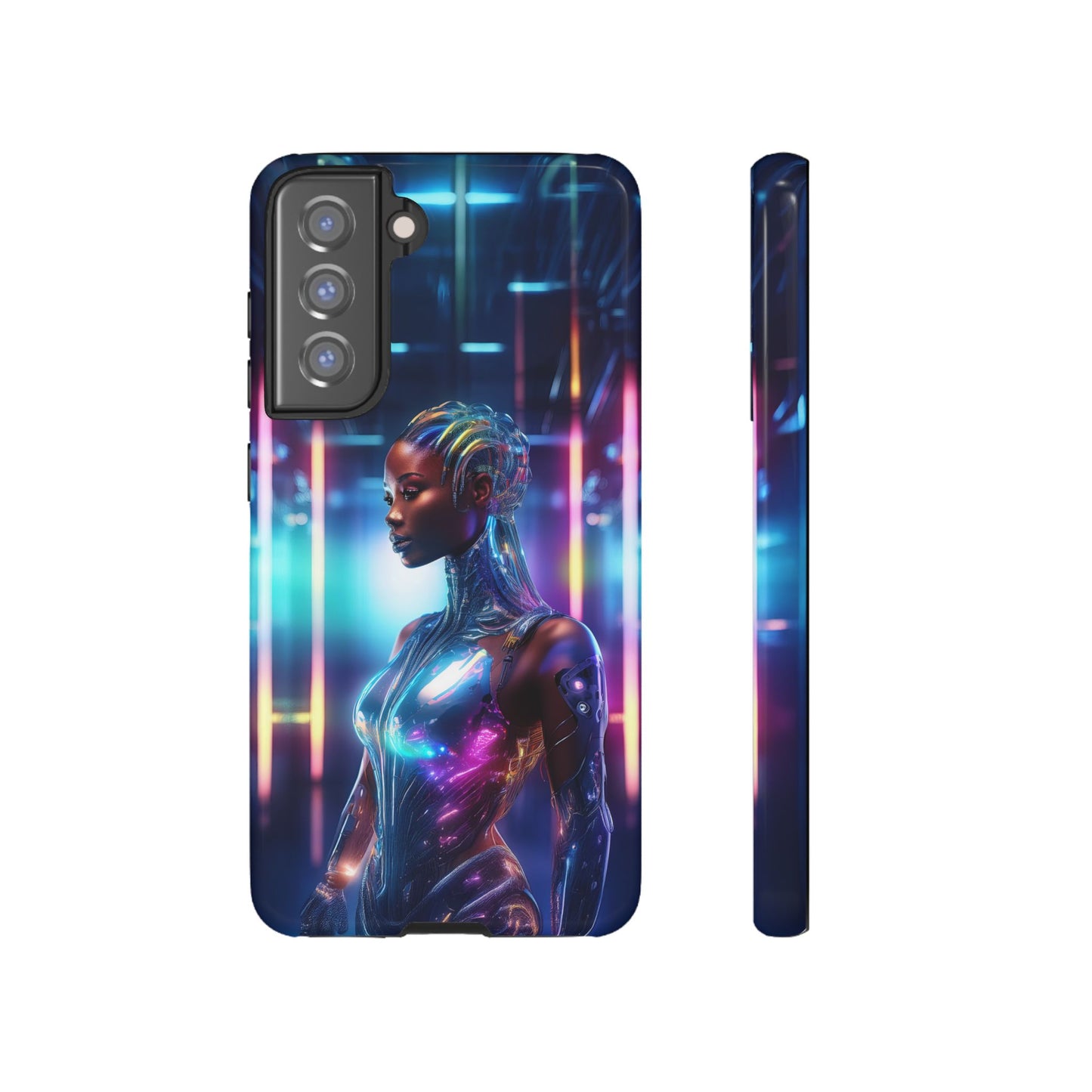 Futuristic Human Android Hybrid Cell Phone Case 014