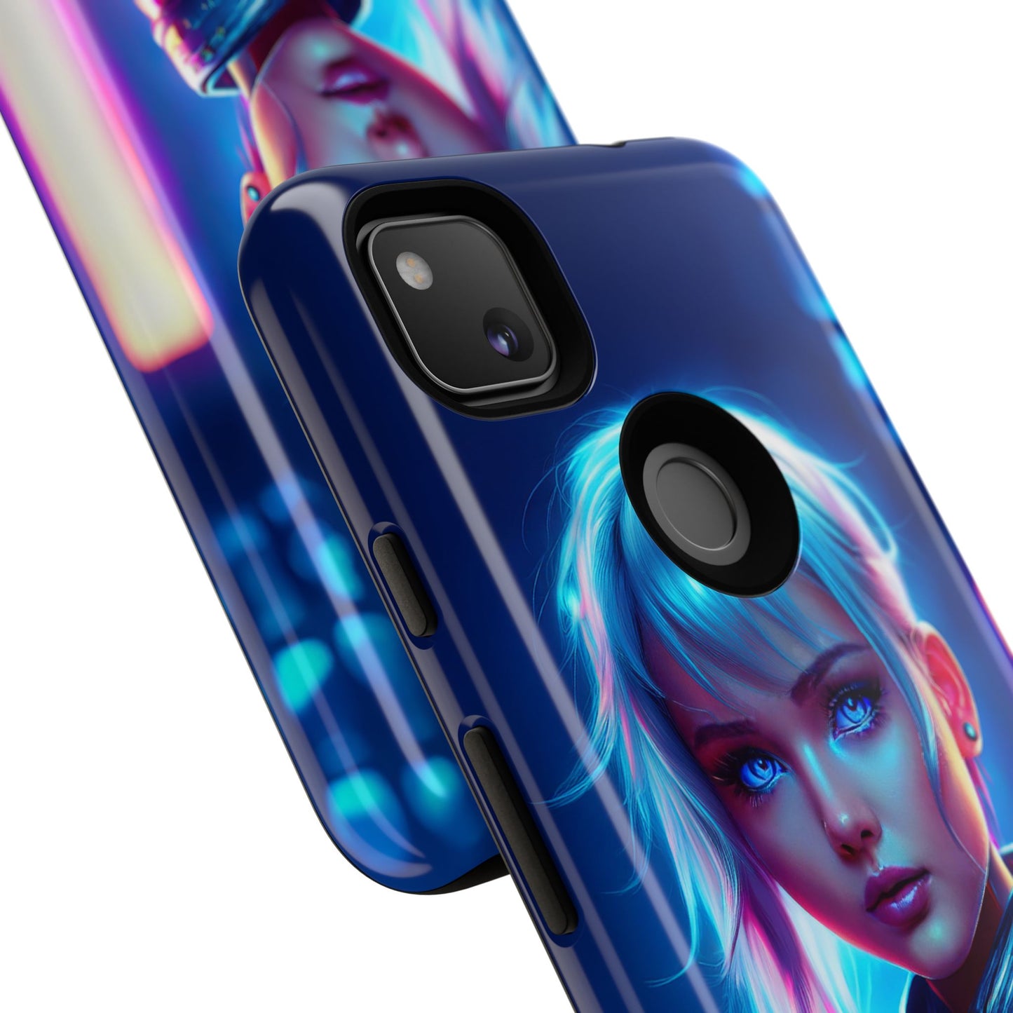 Futuristic Cyberpunk Female Cell Phone Case 013