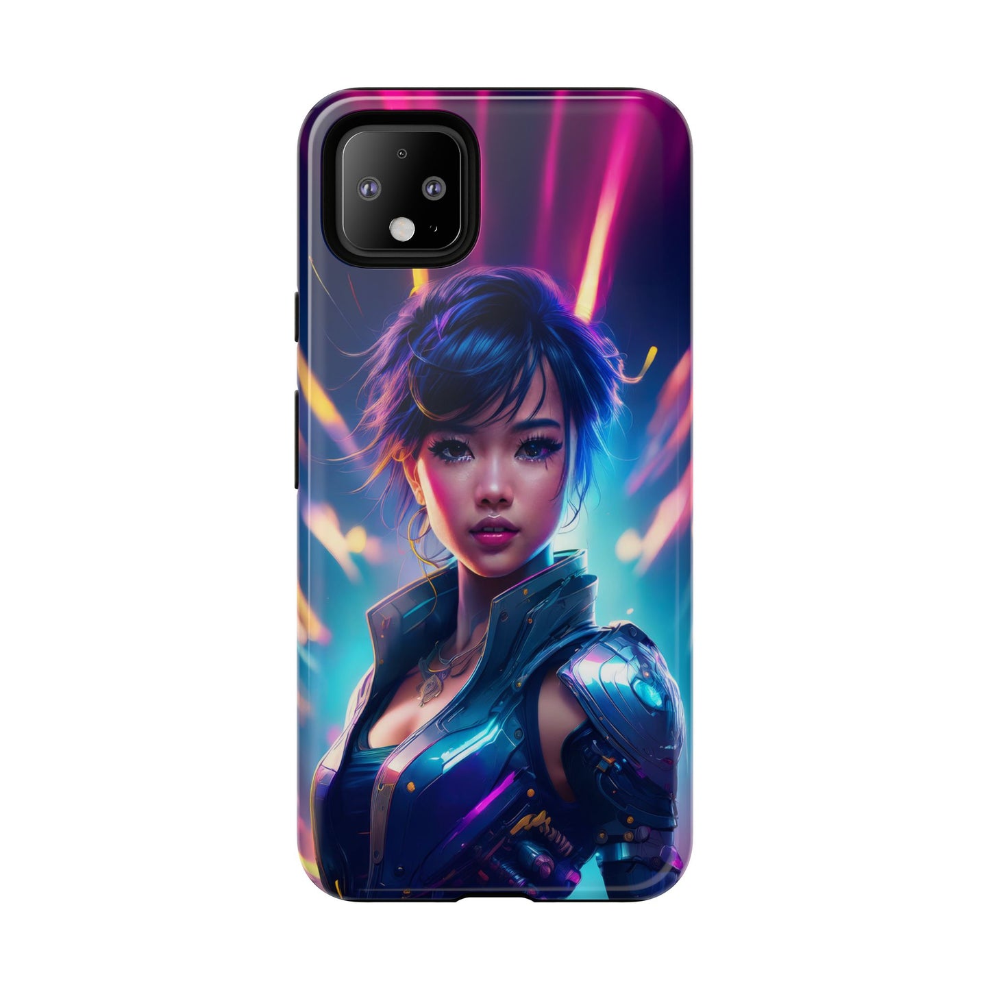 Futuristic Cyberpunk Female Cell Phone Case 024