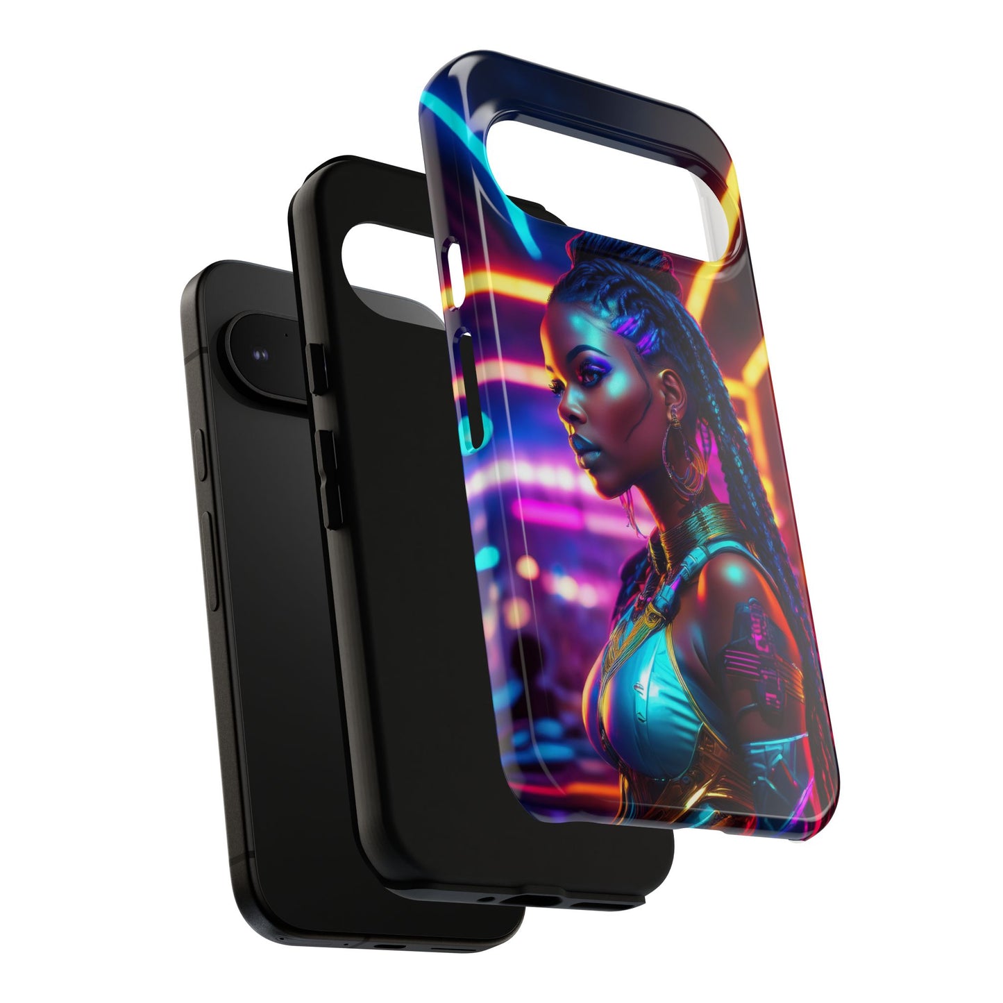 Futuristic Cyberpunk Female Cell Phone Case 006