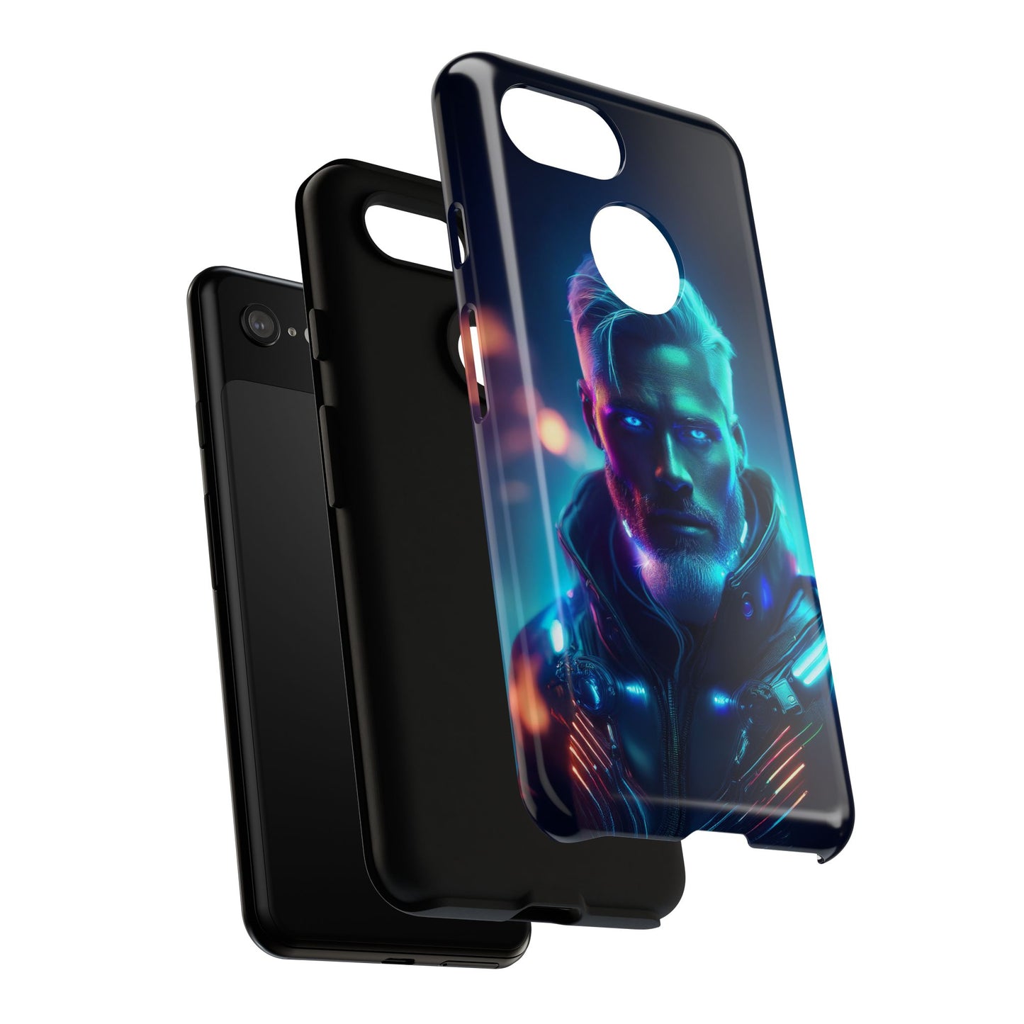 Futuristic Cyberpunk Male Cell Phone Case 023