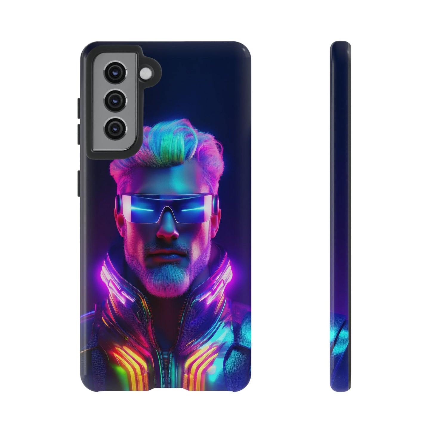 Futuristic Cyberpunk Male Cell Phone Case 026