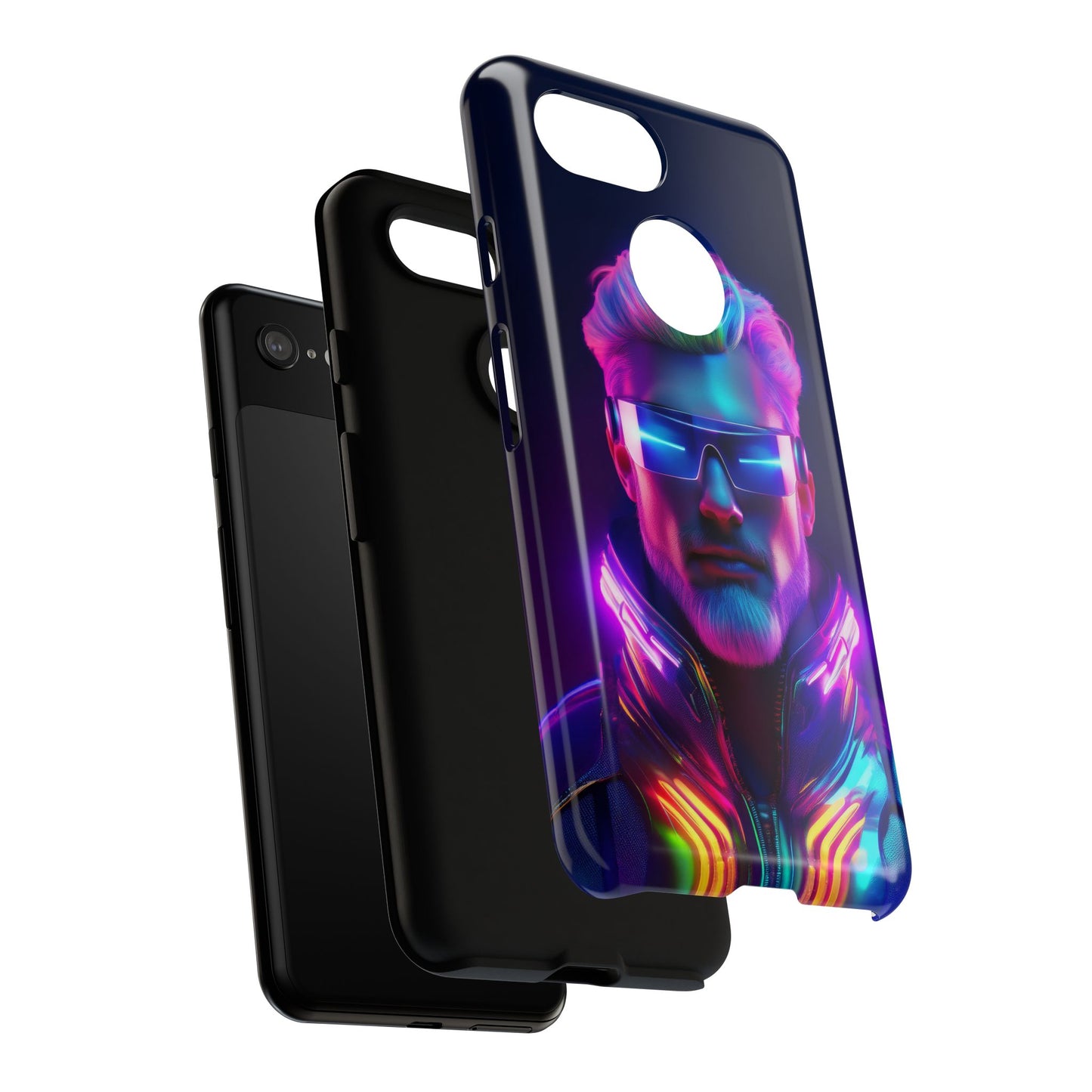 Futuristic Cyberpunk Male Cell Phone Case 026