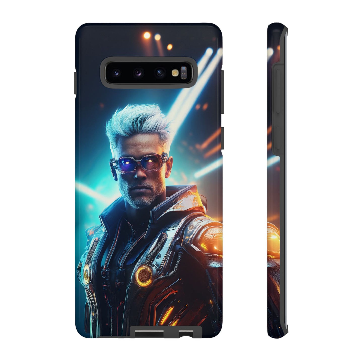 Futuristic Cyberpunk Male Cell Phone Case 013