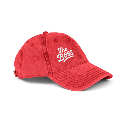 The Boss Vintage Hat – Embroidered Statement Hat for Power Moves Only