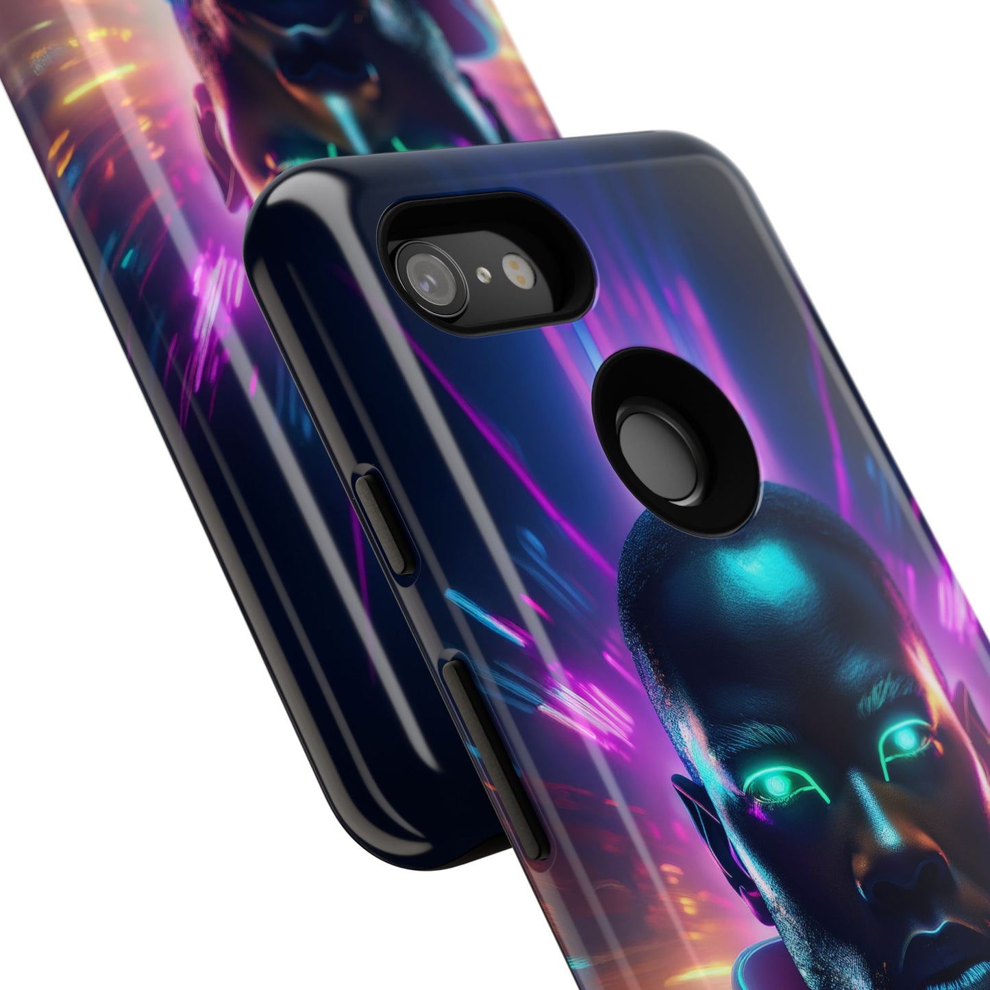 Futuristic Cyberpunk Male Cell Phone Case 022