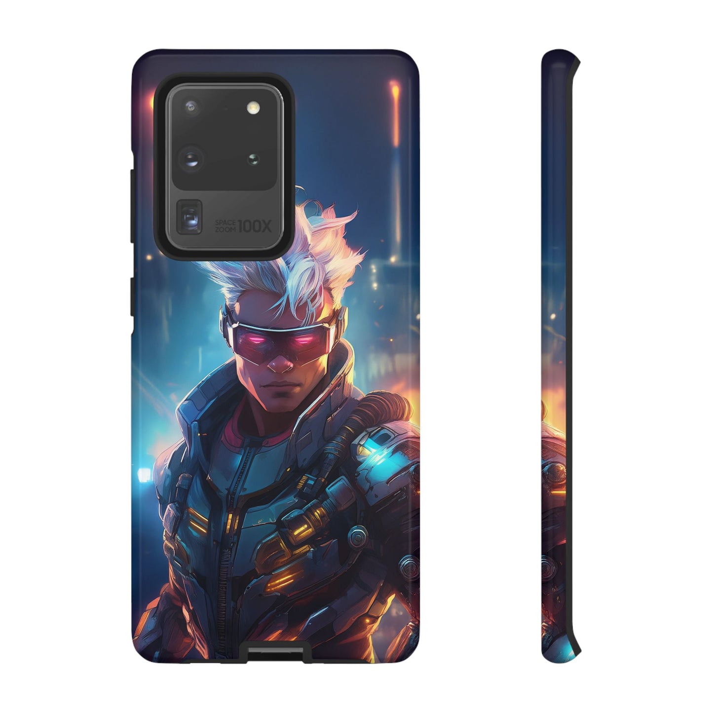 Futuristic Cyberpunk Male Cell Phone Case 018