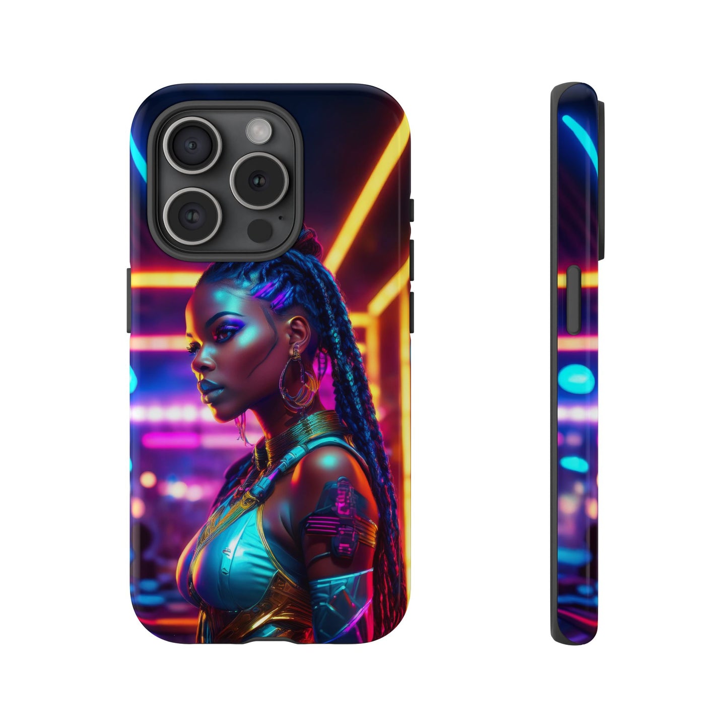 Futuristic Cyberpunk Female Cell Phone Case 006