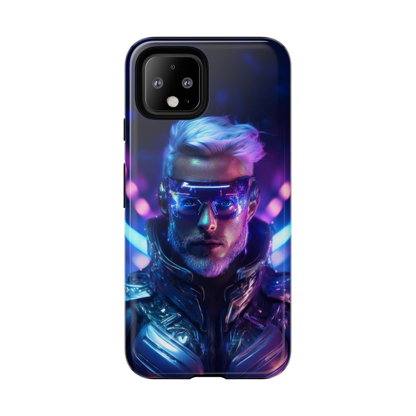 Futuristic Cyberpunk Male Cell Phone Case 020