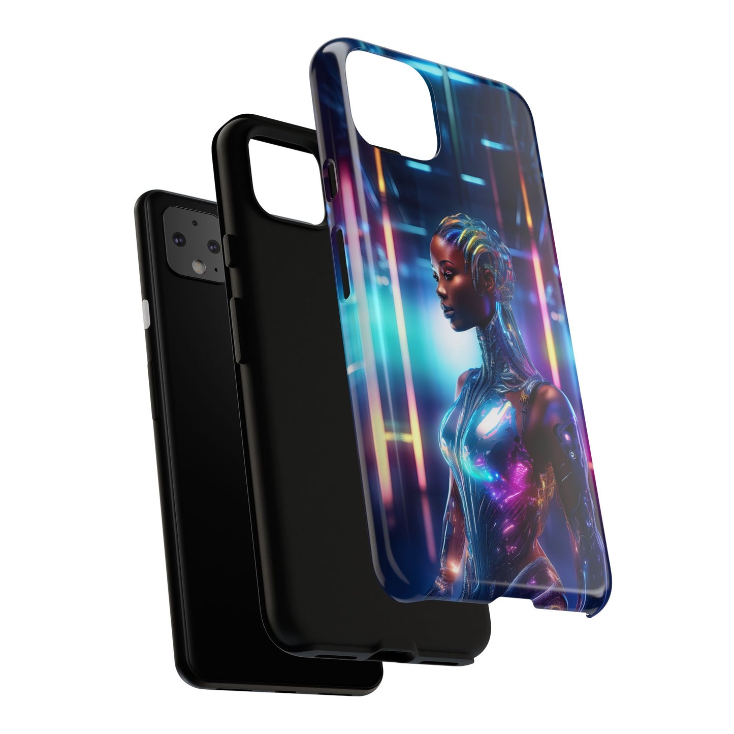 Futuristic Human Android Hybrid Cell Phone Case 014