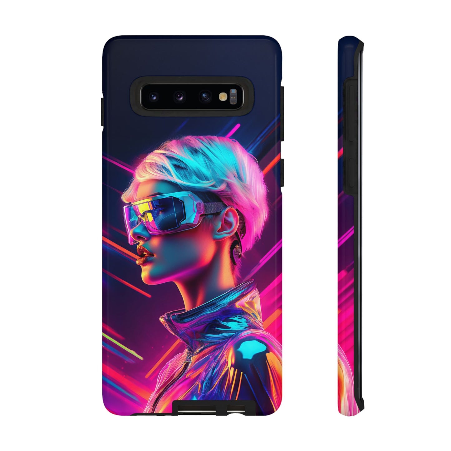 Futuristic Cyberpunk Female Cell Phone Case 031