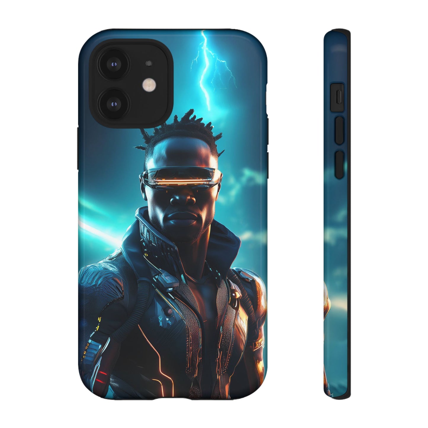 Futuristic Cyberpunk Male Cell Phone Case 014