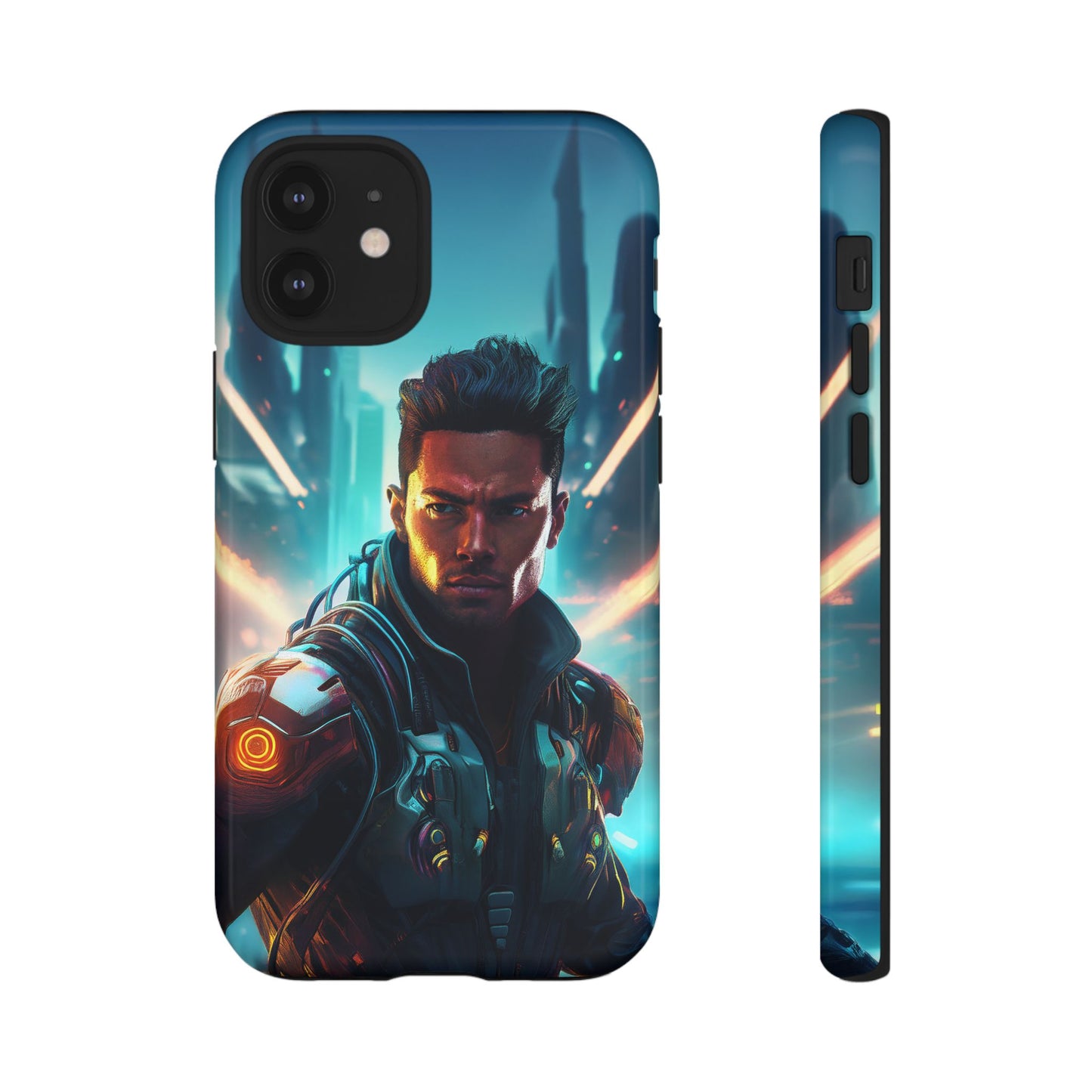 Futuristic Cyberpunk Male Cell Phone Case 015