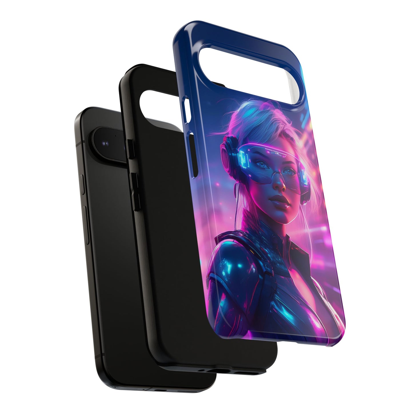 Futuristic Cyberpunk Female Cell Phone Case 029