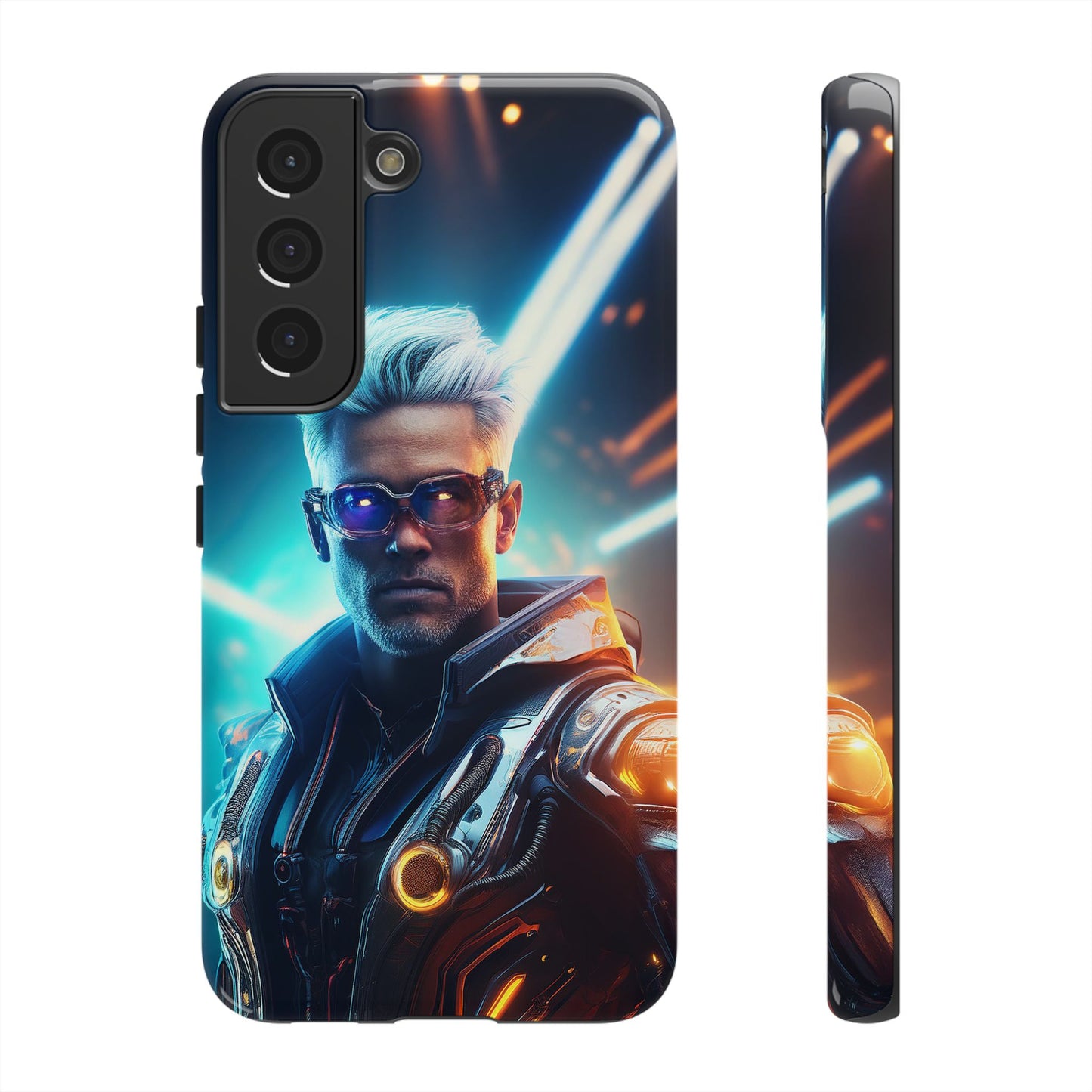 Futuristic Cyberpunk Male Cell Phone Case 013