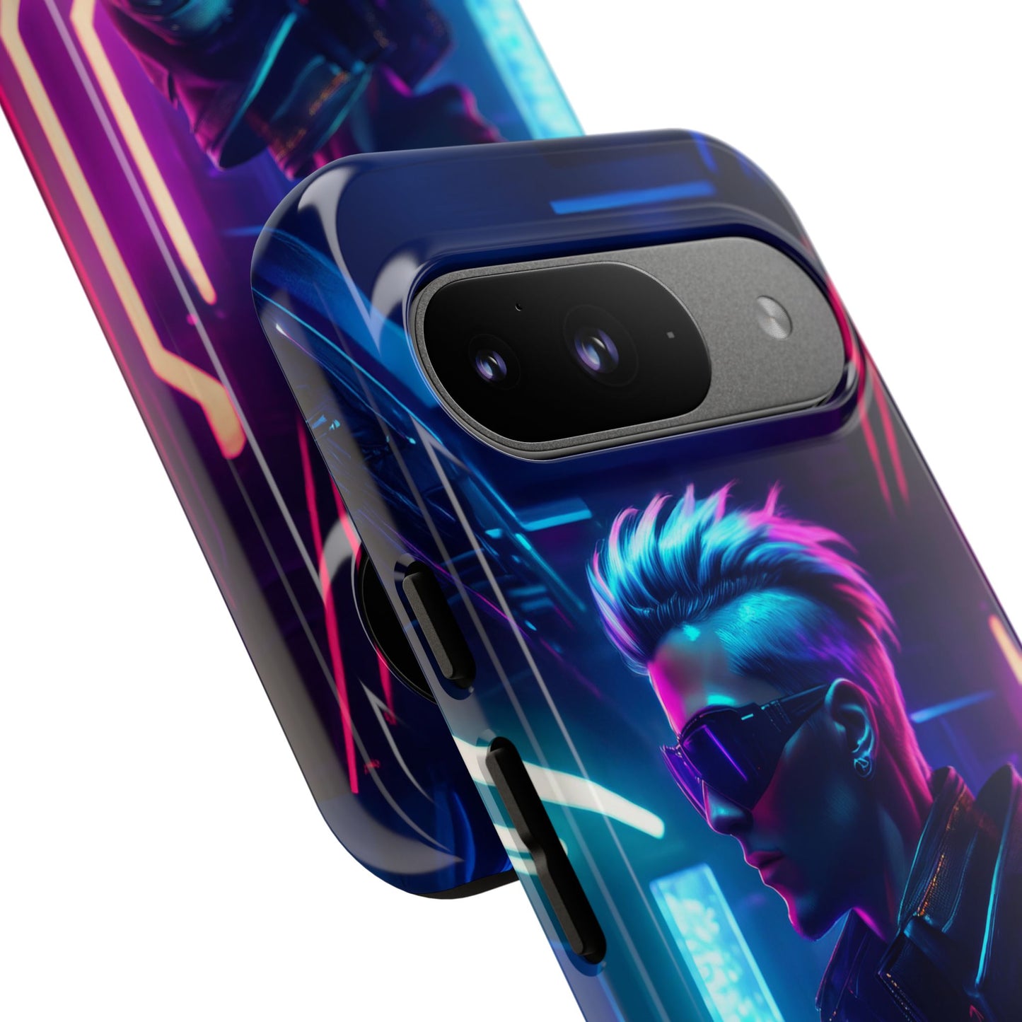 Futuristic Cyberpunk Male Cell Phone Case 002