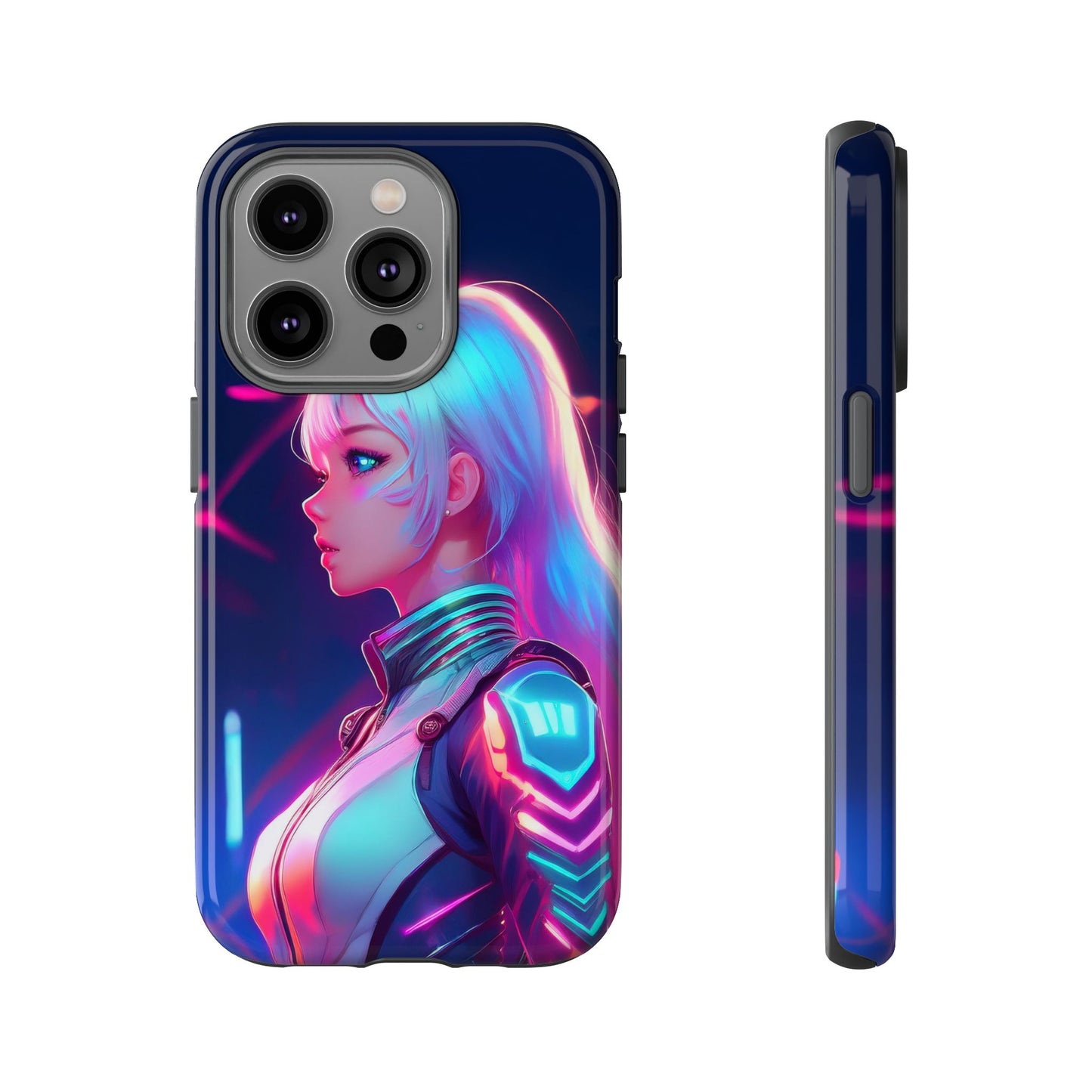 Futuristic Cyberpunk Female Cell Phone Case 009