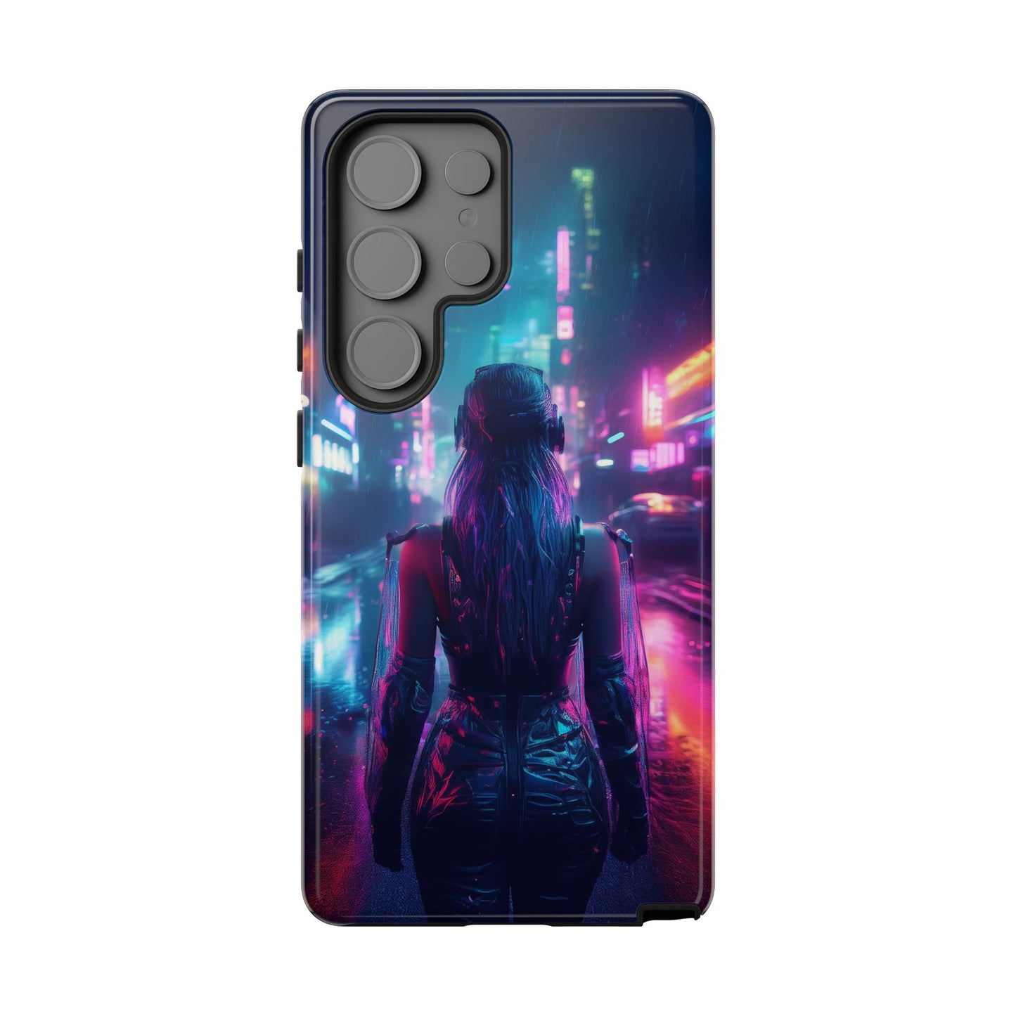 Futuristic Cyberpunk Female Cell Phone Case 032