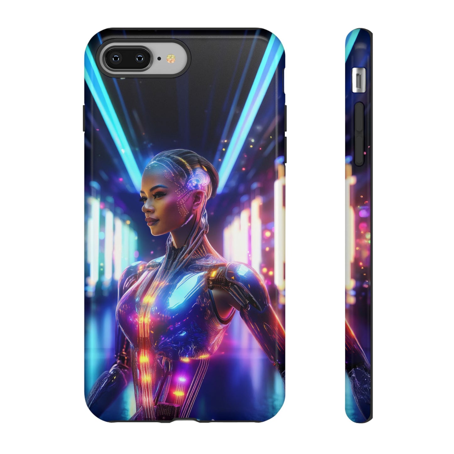 Futuristic Human Android Hybrid Cell Phone Case 010