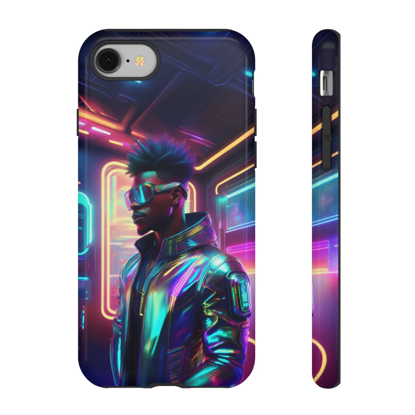 Futuristic Cyberpunk Male Cell Phone Case 004