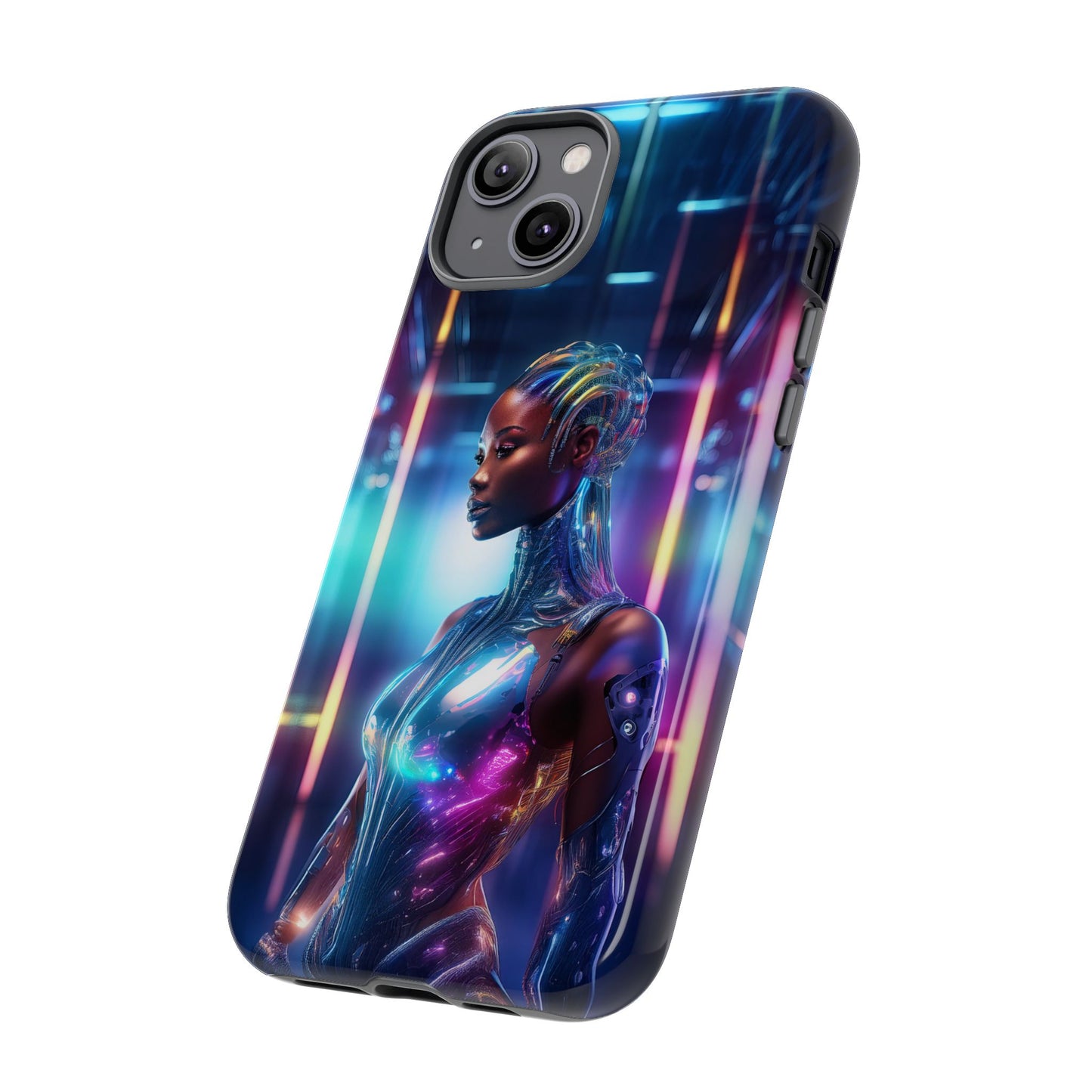 Futuristic Human Android Hybrid Cell Phone Case 014