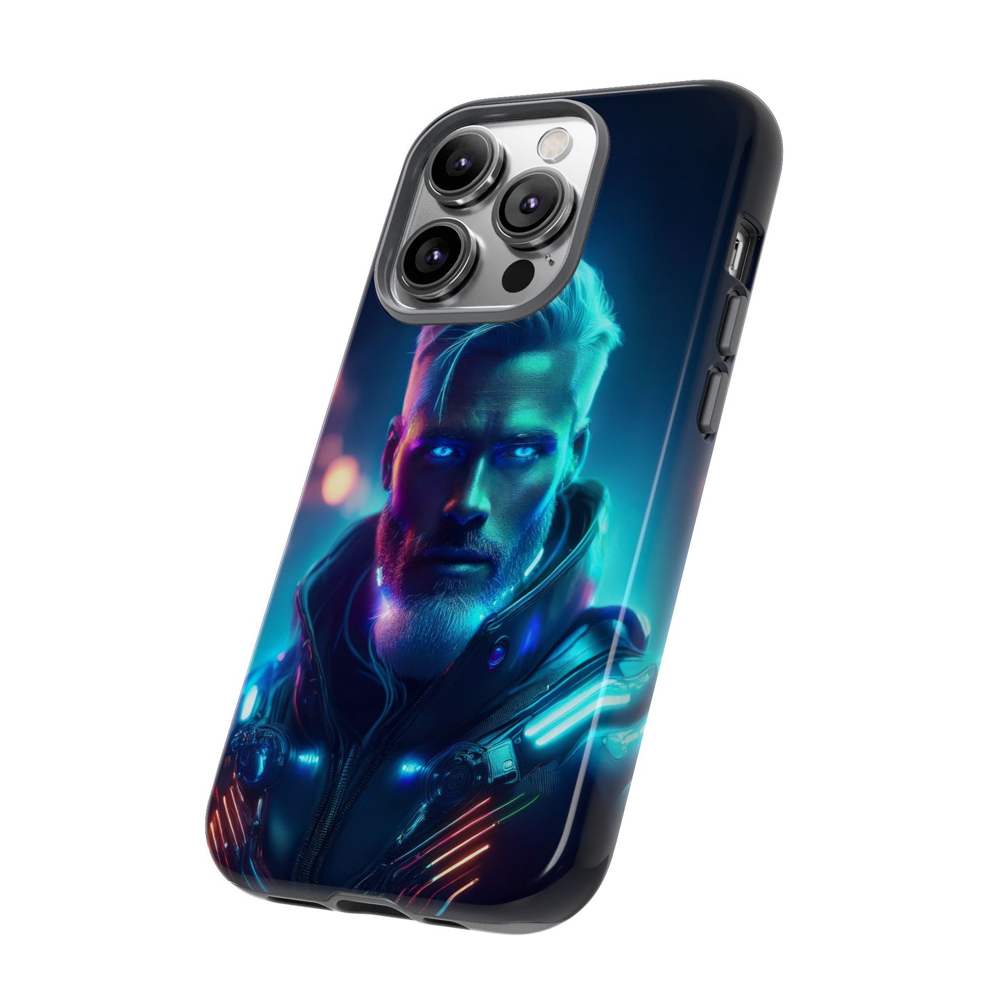 Futuristic Cyberpunk Male Cell Phone Case 023