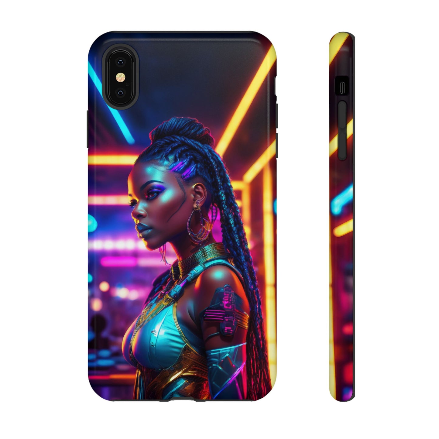 Futuristic Cyberpunk Female Cell Phone Case 006