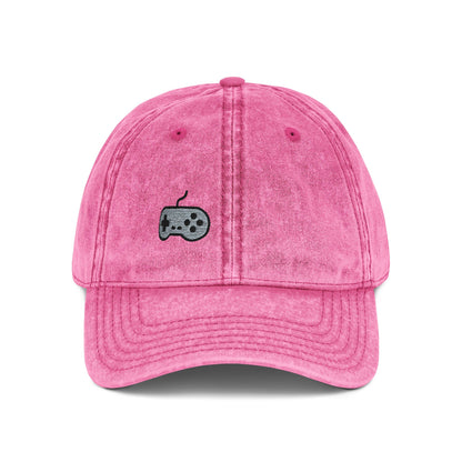 Retro Game Controller Vintage Hat – Embroidered Gamer Hat for Vintage Video Game Lovers and 90s Nostalgia