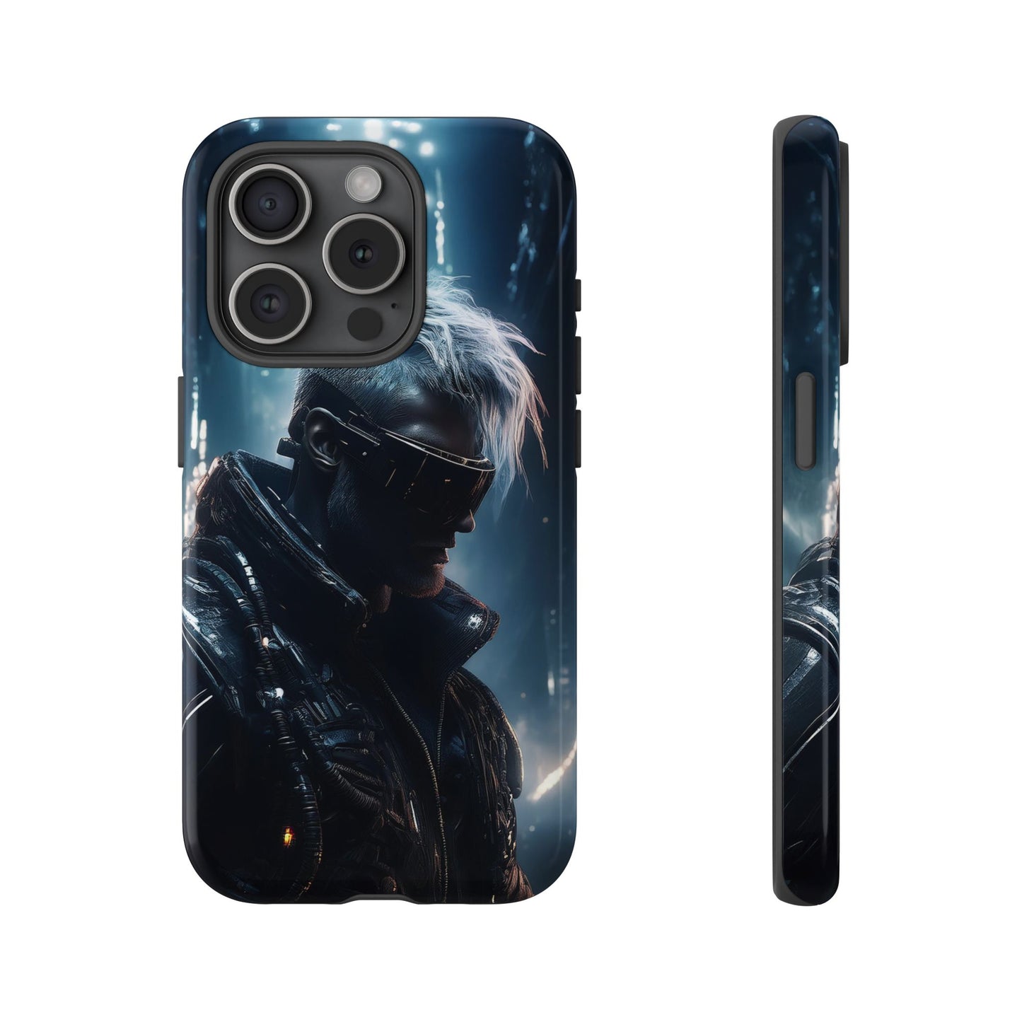 Futuristic Cyberpunk Male Cell Phone Case 025