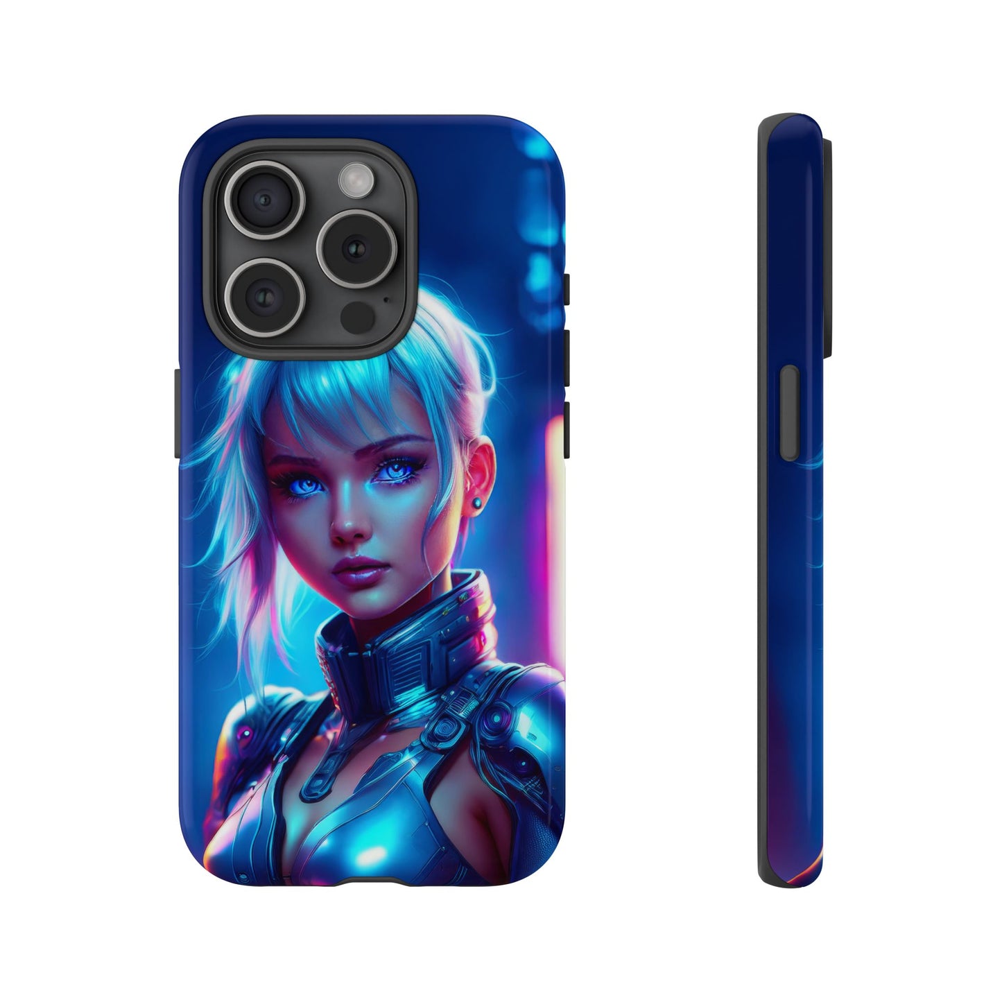 Futuristic Cyberpunk Female Cell Phone Case 013