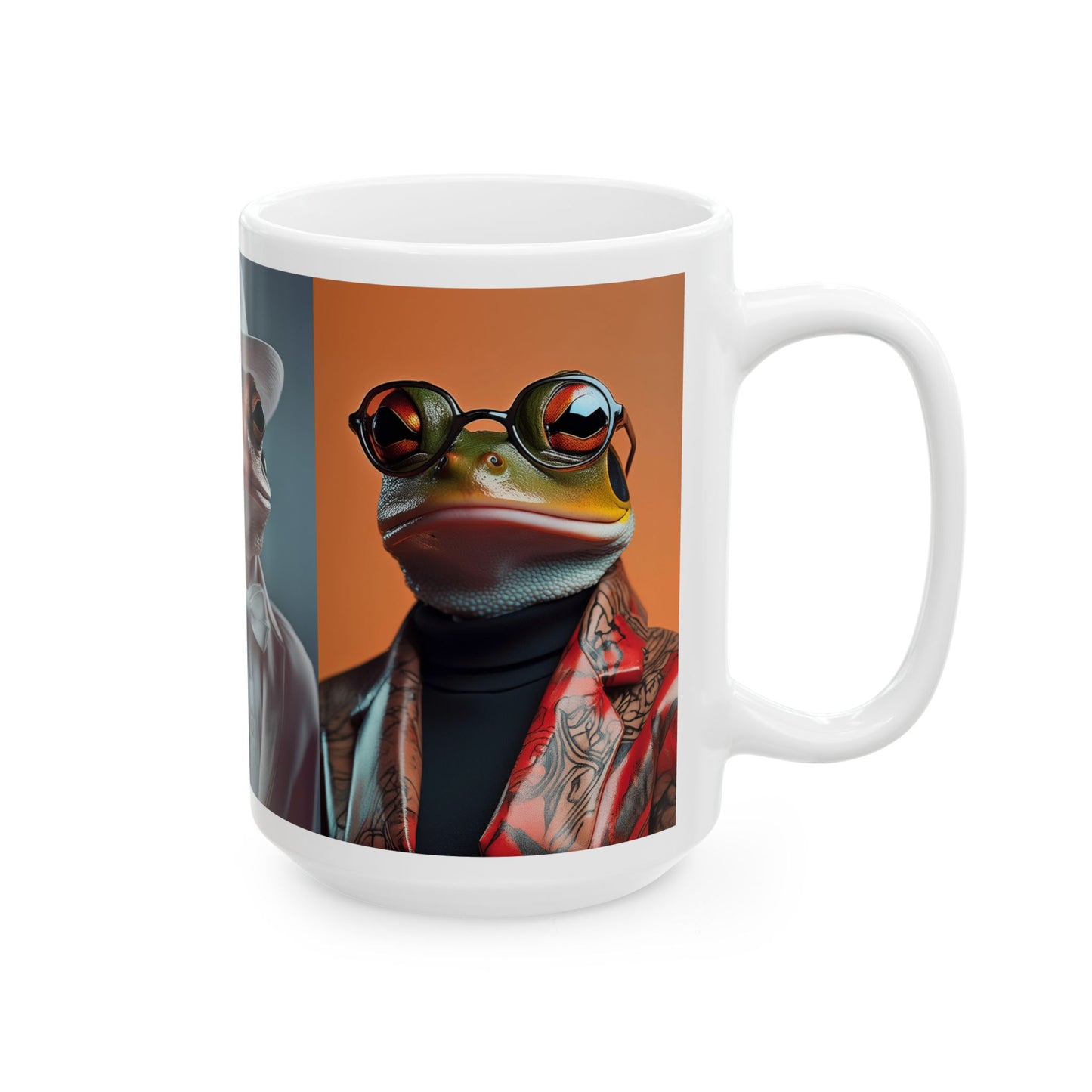 Fashion Frogs Ceramic Mug, (11oz, 15oz)