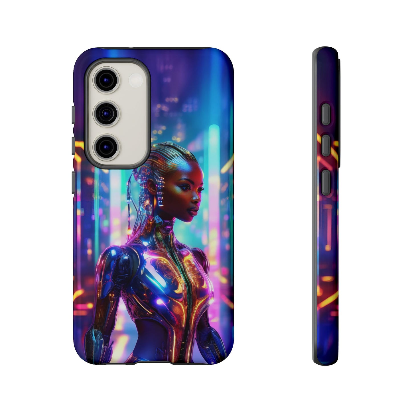 Futuristic Human Android Hybrid Cell Phone Case 018