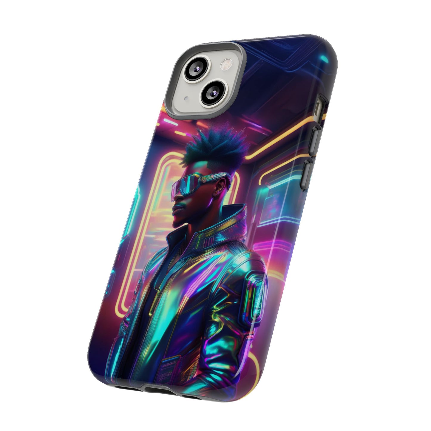 Futuristic Cyberpunk Male Cell Phone Case 004