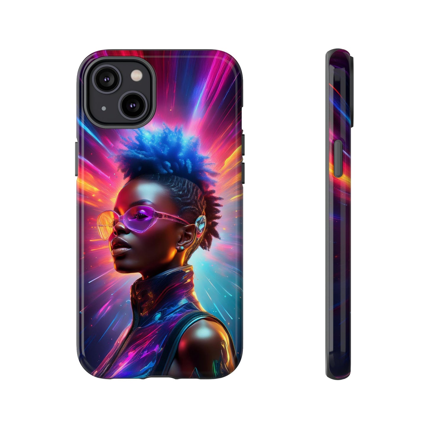 Futuristic Cyberpunk Female Cell Phone Case 026