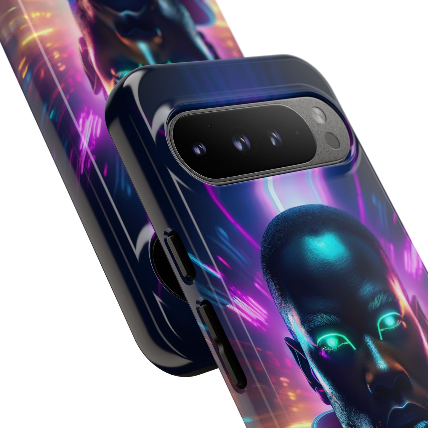 Futuristic Cyberpunk Male Cell Phone Case 022