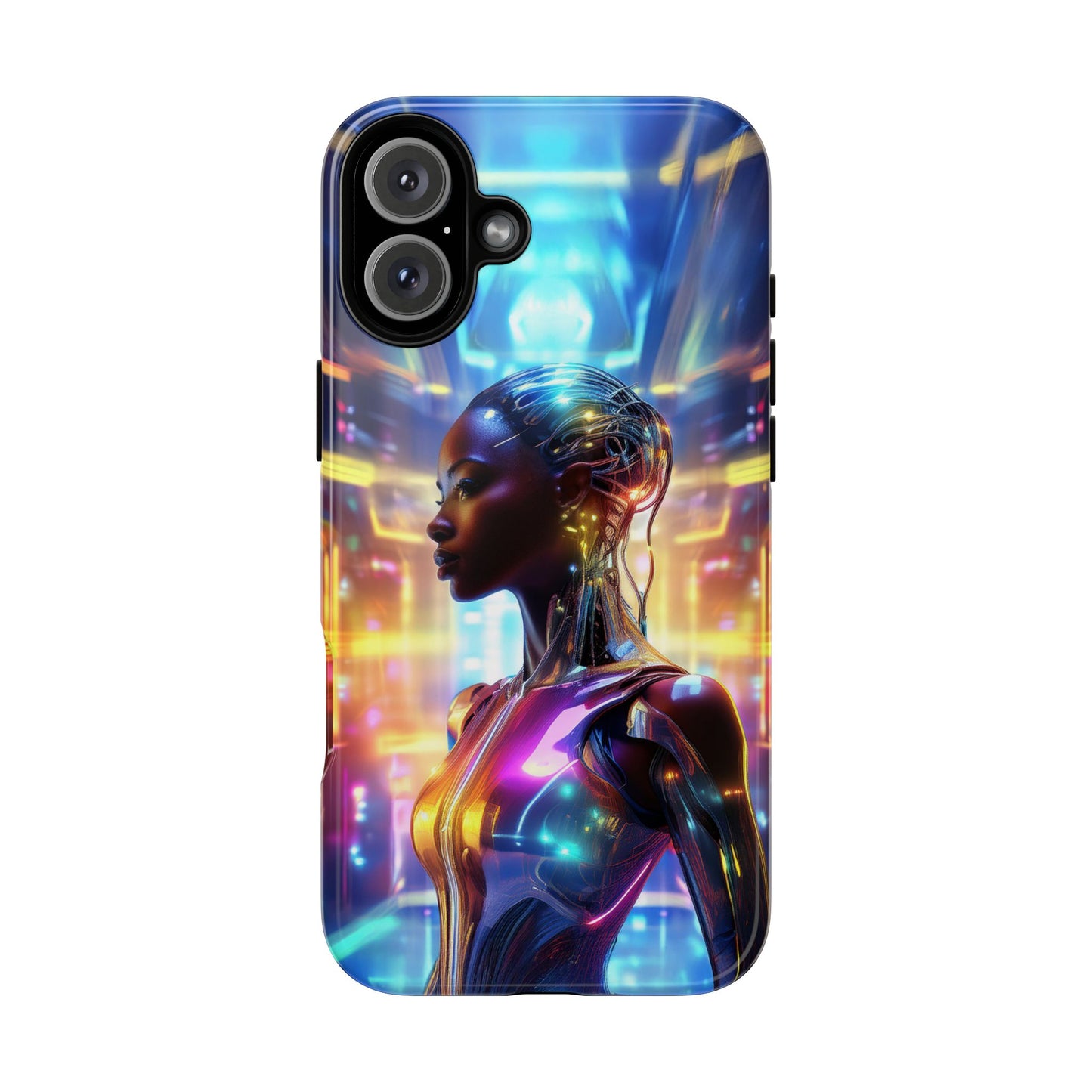 Futuristic Human Android Hybrid Cell Phone Case 011