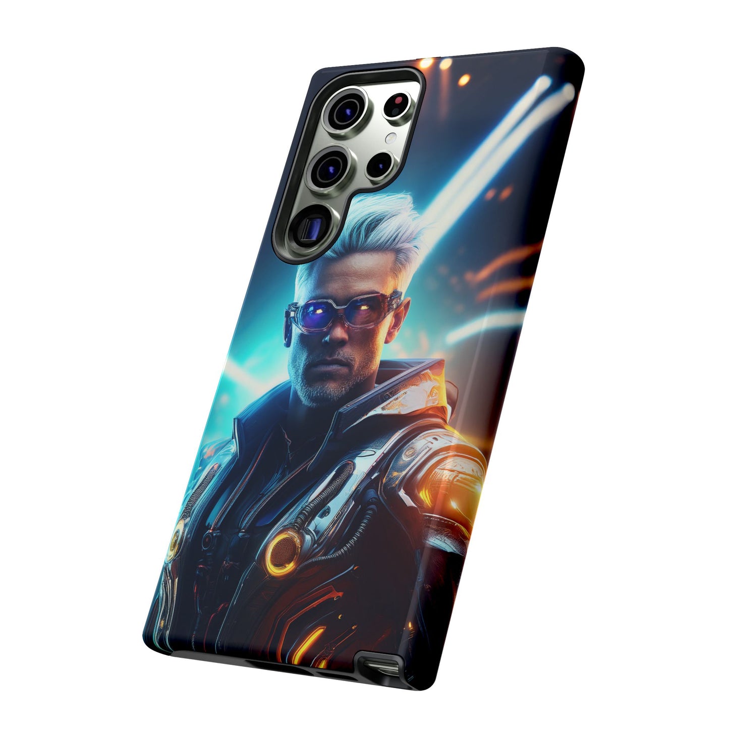 Futuristic Cyberpunk Male Cell Phone Case 013